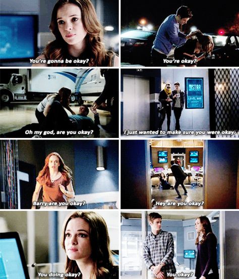 Awwww SnowBarry's friendship is one of my (many) favorite things about this show :) Barry And Caitlin, The Flash Season 1, Flash Funny, Superhero Shows, Flash Barry Allen, Best Tv Couples, The Cw Shows, The Flash Grant Gustin, Dc Tv Shows