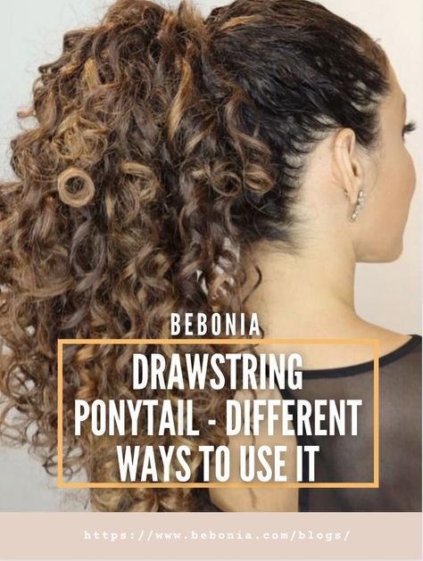 Curly Drawstring Ponytail, Curly Human Hair Extensions, Drawstring Ponytail, Curly Hair Extensions, Hair Blog, The Freedom, Ponytail Hairstyles, Human Hair Extensions, Hair Goals