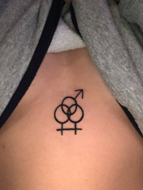 Bisexual Symbol Tattoo, Bisexual Tattoos For Women, Bi Tattoos For Women, Bi Pride Tattoo Ideas, Bisexual Tattoo Ideas, Bi Tattoos, Sexuality Tattoo, Bisexual Tattoo, Pride Tattoo Ideas