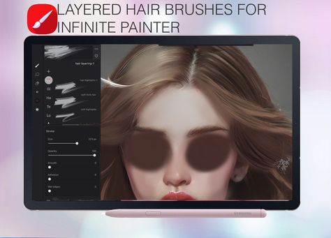 29 FREE layered hair brushes for Infinite Painter. Perfect for creating realistic hair in your digital art. #infinitepainter #digitalart . #Infinite_Painter_Brushes_Free #Infinite_Painter_Brushes #Infinite_Painter #Best_Hair_Brush Infinite Painter Brushes Free, Infinite Painter Brushes, Procreate Brushes Download, Infinite Painter, Best Hair Brush, Free Brushes, Procreate Brushes Free, Drawing Process, Hair Brushes