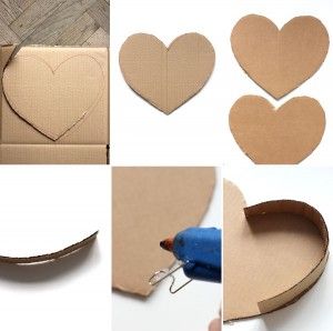 Cardboard Hearts, Heart Pinata, Poofy Dresses, Candy Gifts Diy, Brooklyn Bride, Post Its, Candy Gifts, Modern Wedding, Post It