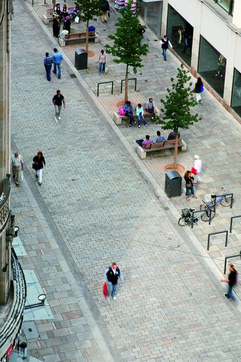 Urban Spaces Design, Wiesbaden Germany, Streetscape Design, Pavement Design, Paving Design, New Urbanism, Urban Design Concept, Pedestrian Walkway, Urban Landscape Design