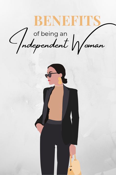 Empower yourself! Discover the endless advantages of being an independent woman. From financial freedom to decision-making prowess, self-confidence to personal growth - the benefits are vast and empowering. Dive deep into learning about these benefits with us, and let's transform ourselves into strong, self-reliant women. Because independence isn't just about doing things alone, it's about being capable, strong, and ready for any challenge. #independentwomen #women #womensupportingwomen Independent Woman Vibes, Being An Independent Woman, Doing Things Alone, Self Dependent, Life Satisfaction, Independent Woman, Emotional Awareness, Emotional Resilience, Independent Women Quotes