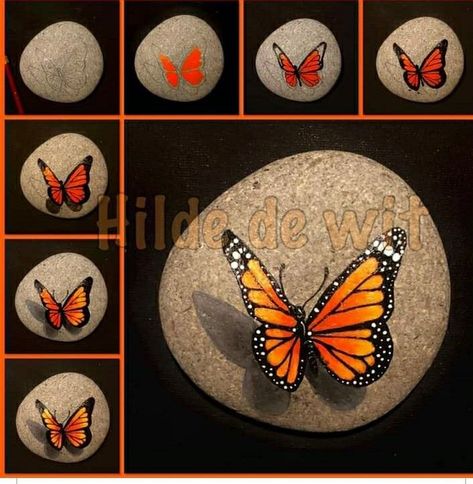 Garden Rock Art, Rock Animals, Rock Painting Tutorial, Diy Rock Art, Painted Rock Animals, Stone Art Painting, Painted Rocks Kids, Painted Rocks Craft, Painted Rocks Diy