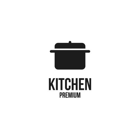 Pan of Kitchen Logo Design Concept Vector Illustration Symbol Icon Kitchen Logo Design, Logo Design Concept, Kitchen Logo, Logo Banners, Cityscape Photos, Heart With Arrow, Photo Template, Background Banner, Design Concept