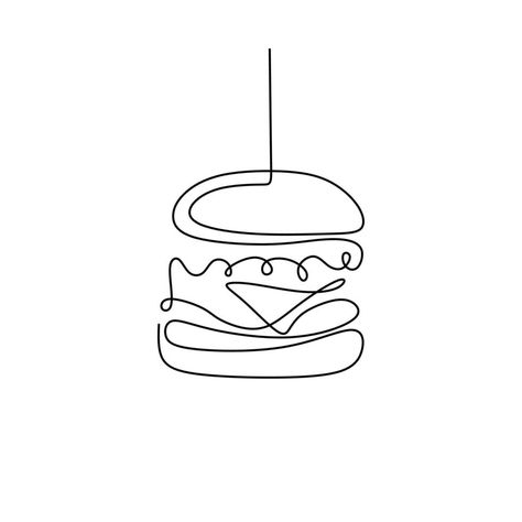 Rat Drawing, Tekken 2, Wing Drawing, Drawing Food, Minimalism Design, Burger Food, Zestaw Ikon, Drawing Png, Single Line Drawing