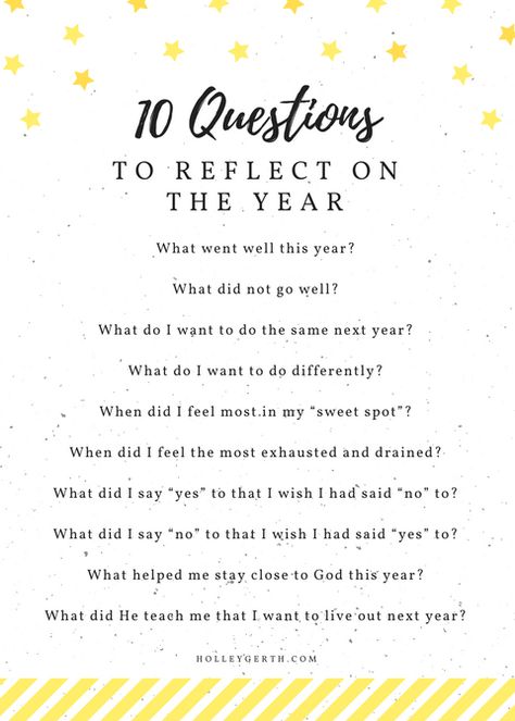 Year End Reflection, New Year's Eve Activities, 2016 Year, Reflection Journal, Quotes Dream, New Year Goals, Reflection Questions, Year End, New Year New Me