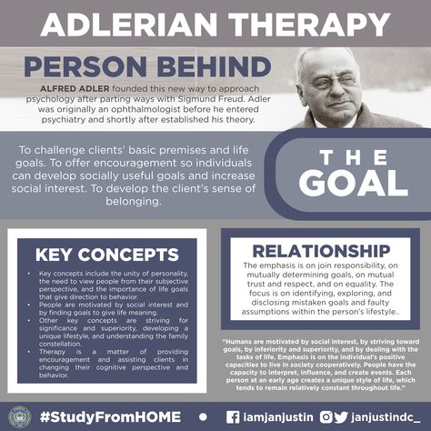 Let us learn through this infographic all about Adlerian Therapy. Cpce Study, Adlerian Psychology, Adlerian Therapy, Therapy Types, Nce Prep, Psychology Theory, Counseling Theories, Lcsw Exam, Psychosocial Development