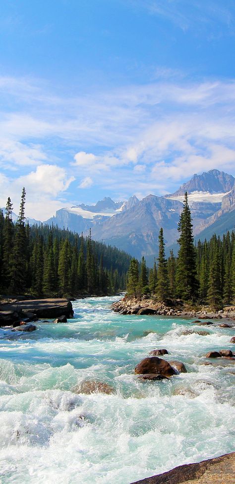 Canada Wallpaper Iphone, Ma Wallpaper, Canada Wallpaper, Banff National Park Canada, Beautiful River, Canada National Parks, River View, Jasper National Park, Wallpaper Earth