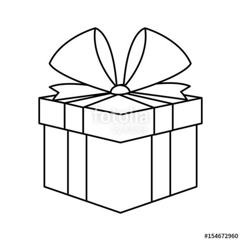 present outline Christmas present t ribbon decoration outline vector jpg Present Drawing Christmas, Present Outline, Present Box Drawing, Present Box Illustration, Christmas Presents Drawing, Christmas Present Template, Christmas Gifts Drawing, Present Template, Gift Box Drawing