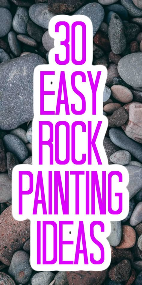 Easy Rock Painting Ideas, Easy Rock Painting, Rock Painting Supplies, Inspirational Rocks, Rock Animals, Rock Painting Tutorial, Painted Rock Animals, Diy Rock Art, Quick And Easy Crafts