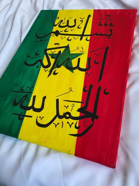 #calligraphy #calligraphie #calligraphiearabe #muslim #senegal #flag #african #egypt Senegalese Culture, Senegal Aesthetic, Senegal Flag, Ethiopian Culture, Vacation List, Beautiful National Parks, Dakar Senegal, Islamic Thoughts, African Flag