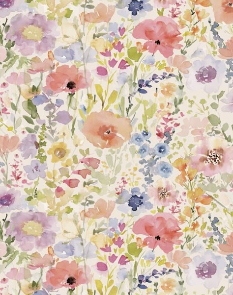 Custom Farmhouse, Watercolor Flowers Pattern, Watercolor Flower Background, Pattern Design Inspiration, Wallpaper Iphone Summer, Watercolor Floral Pattern, Watercolor Inspiration, Floral Background, Flower Backgrounds