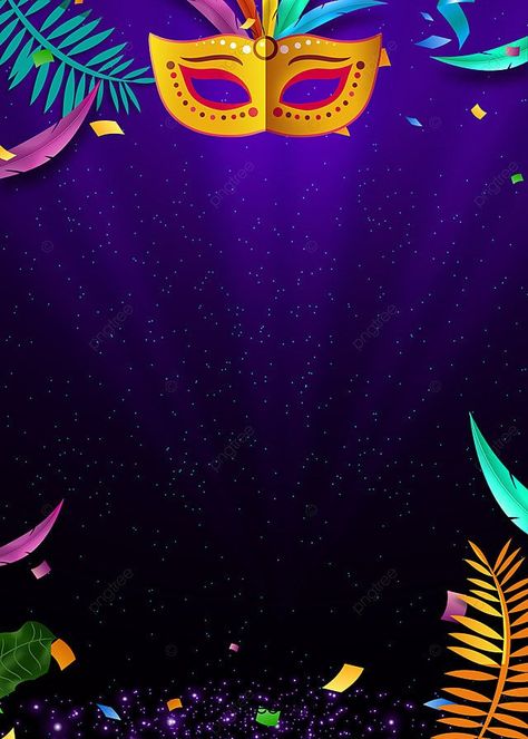 Fundo Texturizado De Máscara De Carnaval Brasileiro Green Texture Background, Carnival Background, Brazilian Carnival, Psd Texture, Black And Gold Theme, Brazil Carnival, Carnival Posters, Rio Carnival, Festival Theme