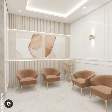 Design Clinic, Dental Design Interior, Doctor Office Design, Waiting Room Design, Esthetician Room Decor, Dental Office Design Interiors, Clinic Interior, Esthetics Room, Spa Room Decor