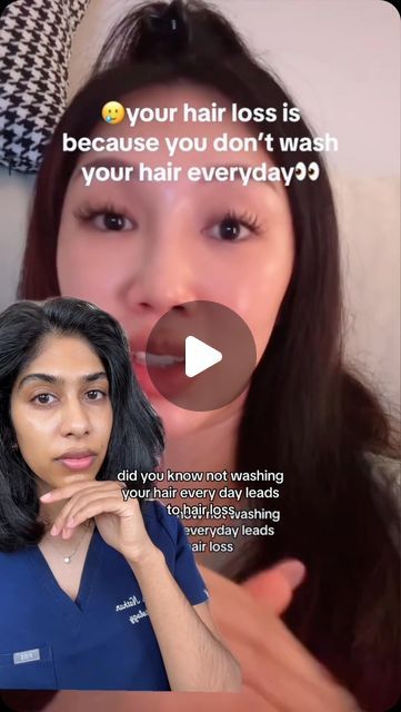 Dr. Neera Nathan on Instagram: "As a dermatologist with hair loss, washing my hair more often AND using anti-dandruff shampoo decreased my hair shedding/fall. You need a healthy scalp for healthy hair growth. #hairshedding #hairloss #antidandruffshampoo #fyp @iamkareno" Nizoral Anti Dandruff Shampoo, Shampoo For Hair Fall, Shampoo For Hair Growth, Washing My Hair, For Healthy Hair Growth, For Healthy Hair, Anti Dandruff Shampoo, Hair Shedding, Dandruff Shampoo