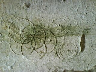 Apotropaic marks, Tithe Barn, Bradford on Avon, England Witch Marks, Witch Symbols, Bradford On Avon, Protection Symbols, Mystery School, Dark Witch, Magic Powers, Medieval Period, Carving Designs