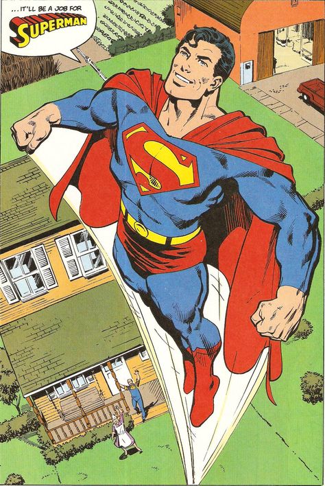 Great Pages: THE MAN OF STEEL #1 Superman Flying, Superman Artwork, Superman Family, Superman Man Of Steel, Superman Art, Superman Comic, John Byrne, Arte Dc Comics, Uncanny X-men