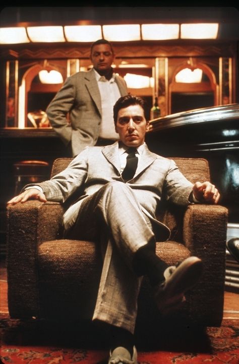 The Godfather Wallpaper, Young Al Pacino, Corleone Family, Michael Corleone, Don Corleone, Godfather Movie, Men In Suits, The Godfather Part Ii, Gangster Movies