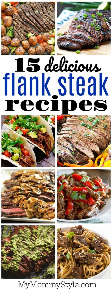 15 delicious flank steak recipes Crockpot Flank Steak Recipes, Best Flank Steak, Hospitality Meals, Slow Cooker Flank Steak, Balsamic Flank Steak, Slow Cooker Korean Beef, Steak With Chimichurri Sauce, Recipes Zucchini, Dinner Planning