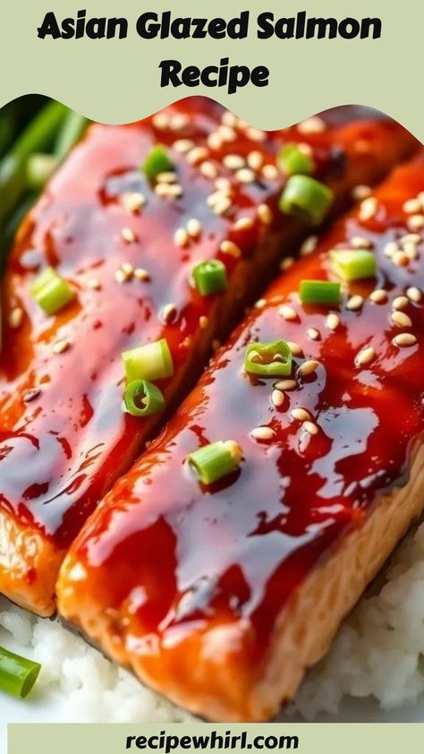 Asian Glazed Salmon Recipe Asian Glazed Salmon, Poached Fish Recipes, Ham Glaze Brown Sugar, Vegan Main Course, Ginger Salmon, Salmon Glaze Recipes, Broiled Salmon, Light Salad, Easy Asian