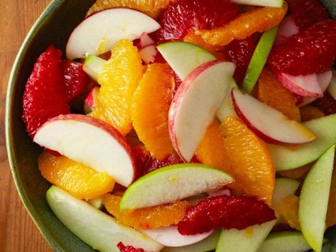 Apple-Orange Salad Recipe | Food Network Kitchen | Food Network Recipe With Apples, Orange Salad Recipes, Apples And Oranges, Healthy Detox Cleanse, Fruit Salad Recipe, Detox Juice Cleanse, Resep Salad, Fruit Salads, Ideas Food