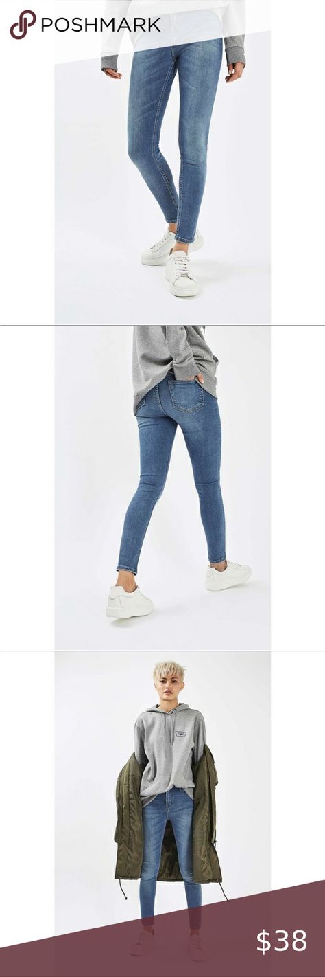 Topshop Moto Jamie High Rise Ankle Grazer Jeans Size 28 Ankle Grazer Jeans, Moto Leggings, Pocket Belt, Cut And Style, Jeans Size, Layering, Topshop, High Rise, High Waisted