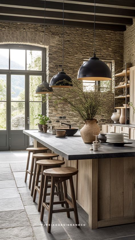 Belgian Design Interiors, Belgian Farmhouse Kitchen, Belgian Farmhouse Interiors, Belgian Style Interiors, Icelandic Kitchen, Cotswolds Kitchen, Belgian Kitchen, Farmhouse Island Kitchen, Belgian Interior Design