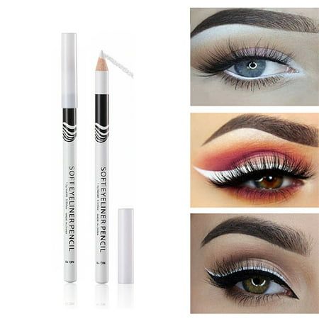 White eyeliner makeup