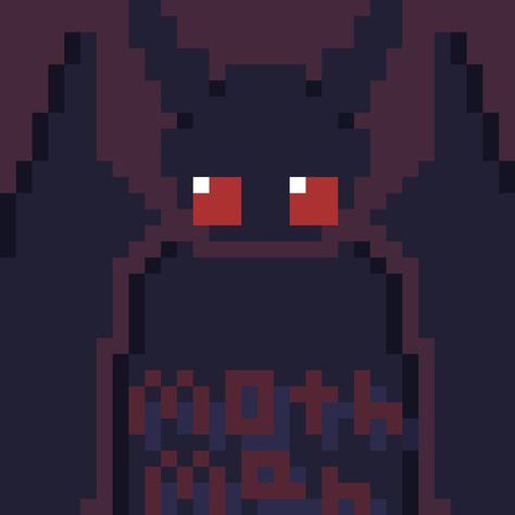 The Mothman, Pixel Art, Batman, I Love, Fictional Characters, Art