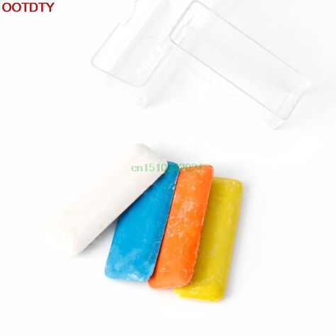 4X Tailor's Fabric Chalk 4Color Dressmaker Triangle Tailor Fabric Chalk Sewing Machine Needle Threader, Cheap Tools, Tailor Scissors, Sewing Machine Needle, Hand Sewing Needles, Yellow Soft, Sewing Needles, Patchwork Fabric, Chalk White