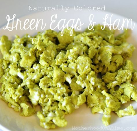 Dr. Seuss Activities:  Natural Green Eggs & Ham Recipe. Must celebrate Dr Seuss's Birthday this year. Green Eggs And Ham Recipe, Dr Seuss Activity, Dr Seuss Snacks, Green Egg Bbq, Big Green Egg Grill, Big Green Egg Recipes, Dr Seuss Activities, Ham Breakfast, Green Egg Recipes