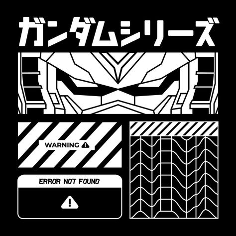 eye's of robo artwork vector illustrations, with japanese text translation gundam series Gundam Illustration, Graphic Design Activities, Typography Shirt Design, Cyberpunk Design, Typographic Logo Design, Japanese Text, Typo Logo, Graph Design, Dark Art Drawings