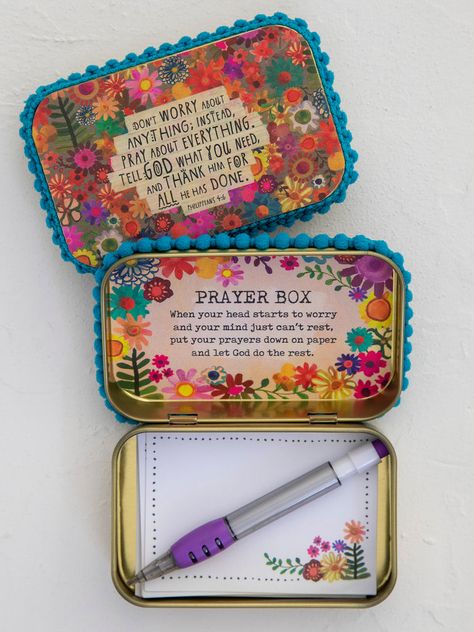 Prayer Is Powerful, Prayer For Worry, My Sweet Sister, Colorful Stationery, Gift For Graduation, Prayer Box, Notes Design, Power Of Prayer, Make A Gift