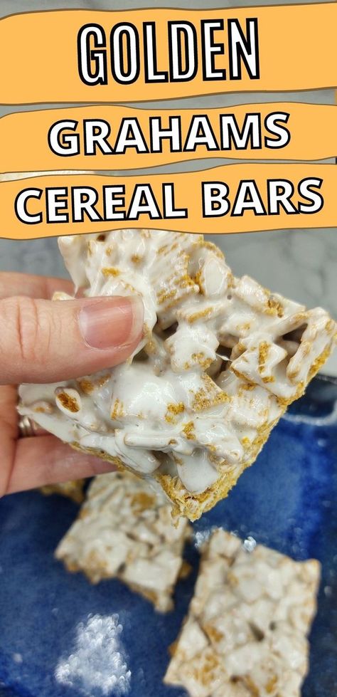 Golden Grahams Rice Krispie Treats, Golden Grahams Bars, Golden Graham Squares, Recipes Using Golden Grahams Cereal, Golden Graham Treats Cereal Bars, Golden Grahams Cereal Bars, Golden Graham Bars, Golden Graham Treats, Make Rice Crispy Treats