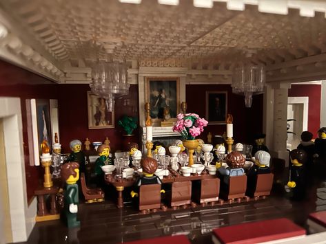 The state dining room in the country house of the duke and duchess of Blockshire The Dining Room, Duke And Duchess, Country House, Lego, Dining Room, Building