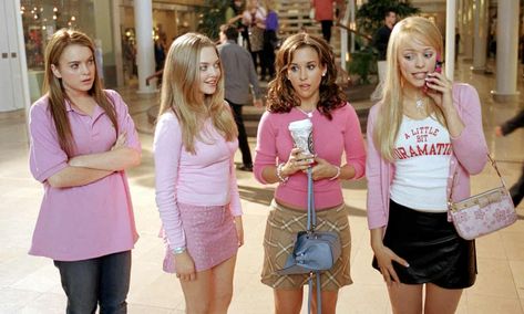 Group Of 4 Costumes, Mean Girls Halloween Costumes, Mean Girls Costume, Mean Girls Halloween, Mean Girls Movie, Movie Halloween Costumes, Cute Group Halloween Costumes, Halloween Coustumes, Holloween Costume