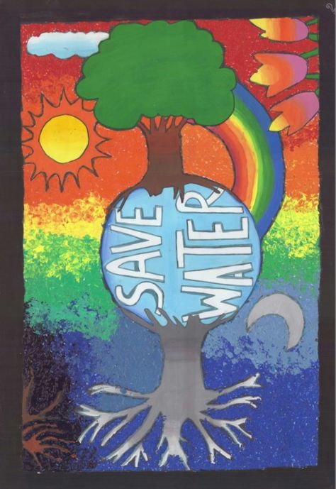 40 save environment posters competition Ideas Poster On Water Conservation, Water Conservation Poster Ideas For Competition, Posters Environment, Water Conservation Poster, Save Environment Posters, Save Water Drawing, Save Earth Posters, Save Water Poster Drawing, Save Water Poster