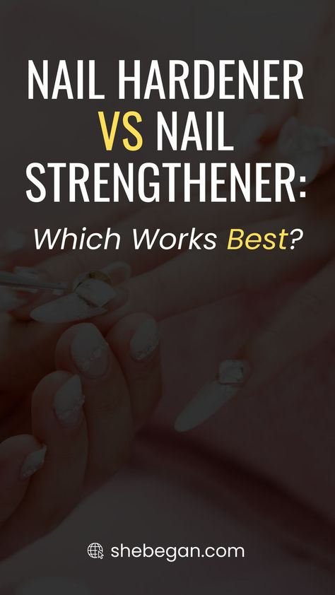 Nail hardener vs nail strengthener are two terms that are often used interchangeably. However, when it comes to nail care, most of us still don’t know the difference between them.

In this article, I will look into both of them to give you insight into whether you need a nail hardener or a nail strengthener, review the differences between them, and answer some relevant questions. Facial Hair Growth, Nail Hardener, Diy Beauty Treatments, Tongue Health, February Nails, Nail Care Routine, Nail Care Tips, Easy Nails, Nail Strengthener