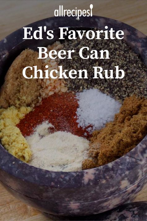 Chicken Rub Recipes, Condiments Recipes, Dry Rub Recipes, Chicken Rub, Can Chicken, Meat Rubs, Beer Can Chicken, Spice Mix Recipes, Traeger Recipes