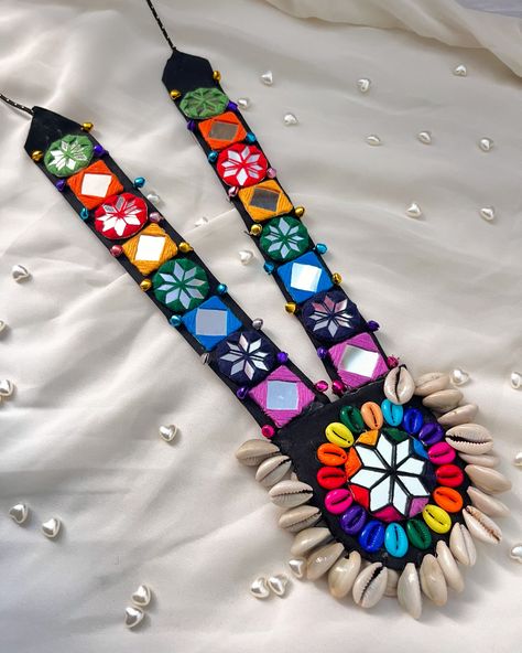 Long nackpec in black amd multie colours ♥️❤️❤️💜💙💖 Dm @the__crafty__store for order or info #navratricollection #navratricollaction2024 #viralpost #postinstagram #thecraftystore #handmadejewelry #handmadejewellery Long Handmade Necklaces, Navratri Vibes, Garba Dresses, Navratri Ornaments, Navratri Jewellery, Garba Dress, Oxidized Jewellery, Navratri Collection, Free Macrame Patterns