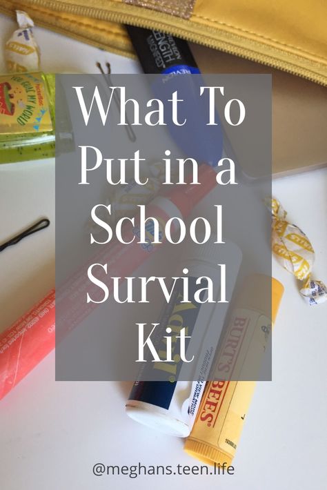 Highschool Survival Kit, Freshmen Year Survival Kit, Middle School Survival Kit, Office Survival Kit, Girl Survival Kits, Parent Survival Kit, Survivor Kit, Student Survival Kits, College Survival Kit