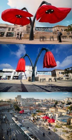 Interactive Sculpture, Interactive Lighting, Creative Architecture, Urban Furniture, Interactive Art, Flowers Bloom, Street Furniture, Sculpture Installation, Outdoor Art