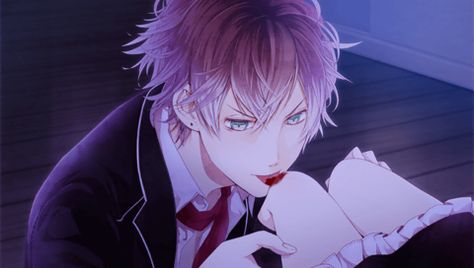 Diabolik Lovers ~ Sakamaki Ayato ~ « 夢見る世界 Mukami Brothers, Ruki Mukami, Diabolik Lovers Ayato, Ayato Sakamaki, Hot Vampires, Types Of Boyfriends, Lovers Photos, Anime Uwu, Manga Books