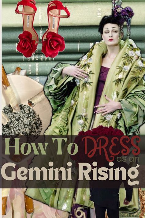 How to Dress as a Gemini Rising - Danté Busimba Your Rising Sign, Venus Sign, Venus In Gemini, Rising Sign, Gemini Rising, Celtic Astrology, Gemini Sign, Style Advice, Dress Aesthetic