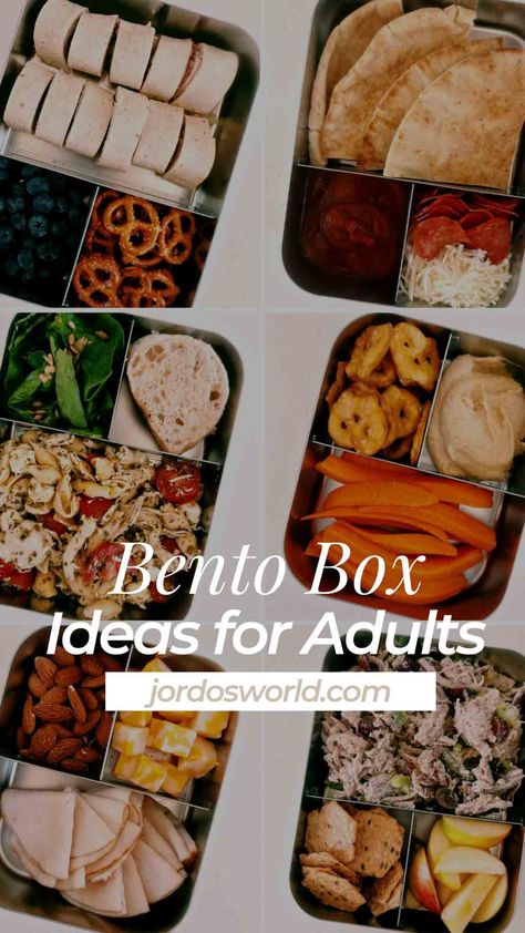 Bento Box Ideas For Adults, Box Lunch Ideas For Adults, Easy Bento Box Ideas, Lunch For Adults, Macro Lunches, Bento Box Lunch For Adults, Lunch Ideas For Adults, Bento Box Meals, Healthy Bento Lunches