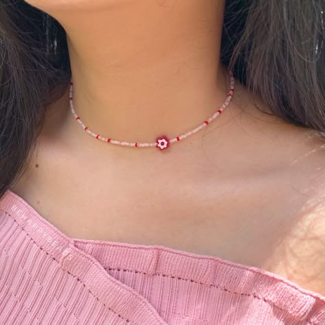 Beads Choker Ideas, Neackles Beads Ideas, Beaded Choker Ideas, Kalung Beads, Kalung Choker, Pulseras Kandi, Diy Choker, Collage Des Photos, Diy Beaded Rings