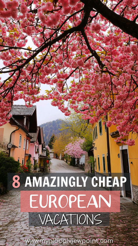 The best cheap vacations in Europe for travelers Affordable European Destinations, Cheap Travel Destinations Europe, Cheap Vacation Ideas, Europe On A Budget, Cheap Vacation, European Vacation, European Destinations, Vacation Ideas, Algarve