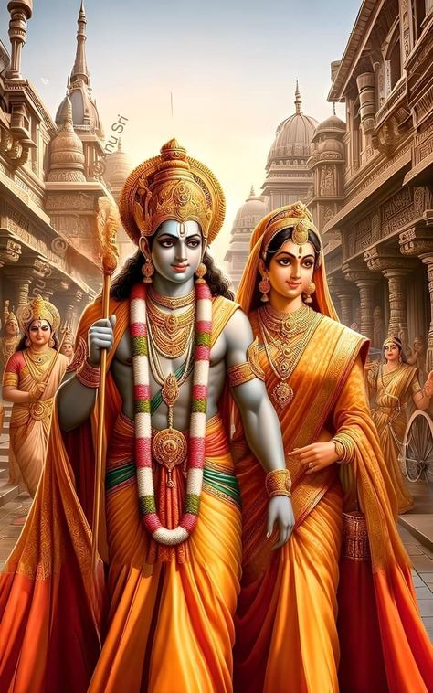 Seetha Rama Images Hd Dp, Sri Rama Wallpapers, Sitaram Images, Seeta Rama Images, Sita Ram Images Hd, Sri Ram Image, Devotional Tattoo, Ram Sita Image, Ram Pic