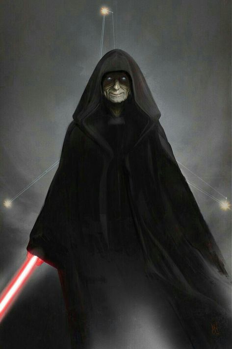 THE MASTER DARTH SIDIOUS Star Wars Sith Lords, Darth Sidious, Dark Lord Of The Sith, Sith Empire, Star Wars Character, Emperor Palpatine, Star Wars Sith, Dark Side Star Wars, Star Wars Empire